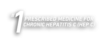 #1 prescribed medicine for chronic hepatitis C (hep C).